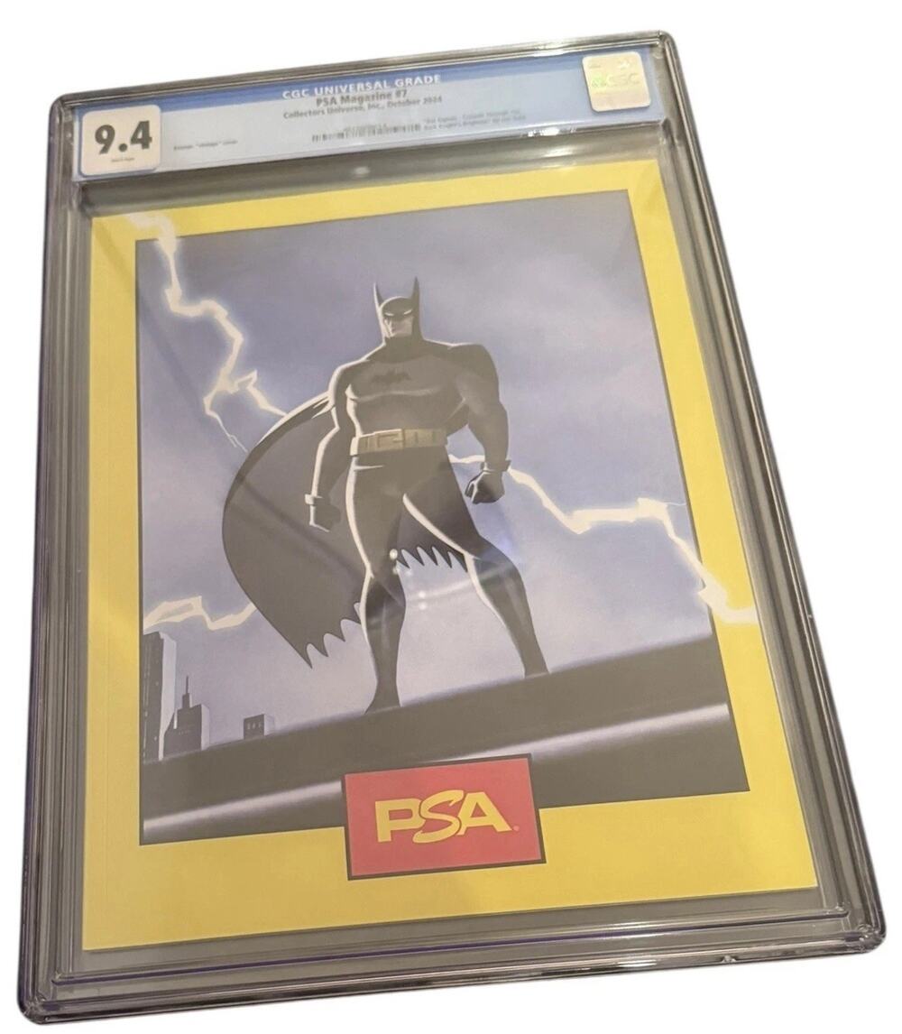 PSA Magazine #7 Collectors Batman Dark Knight Vintage Cover October 2024 CGC 9.4